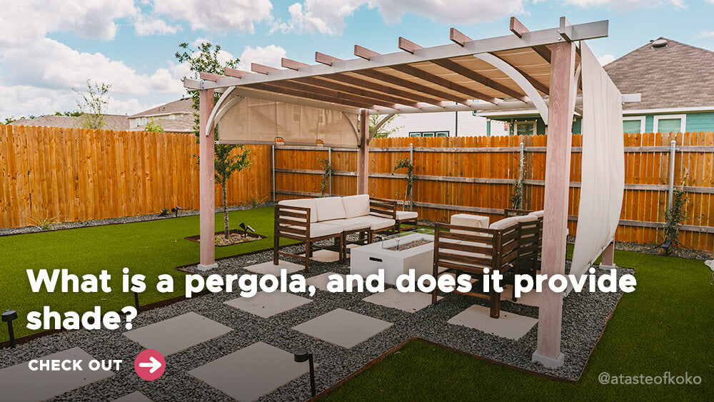 What Is a Pergola, And Does It Provide Shade? | sunjoygroup