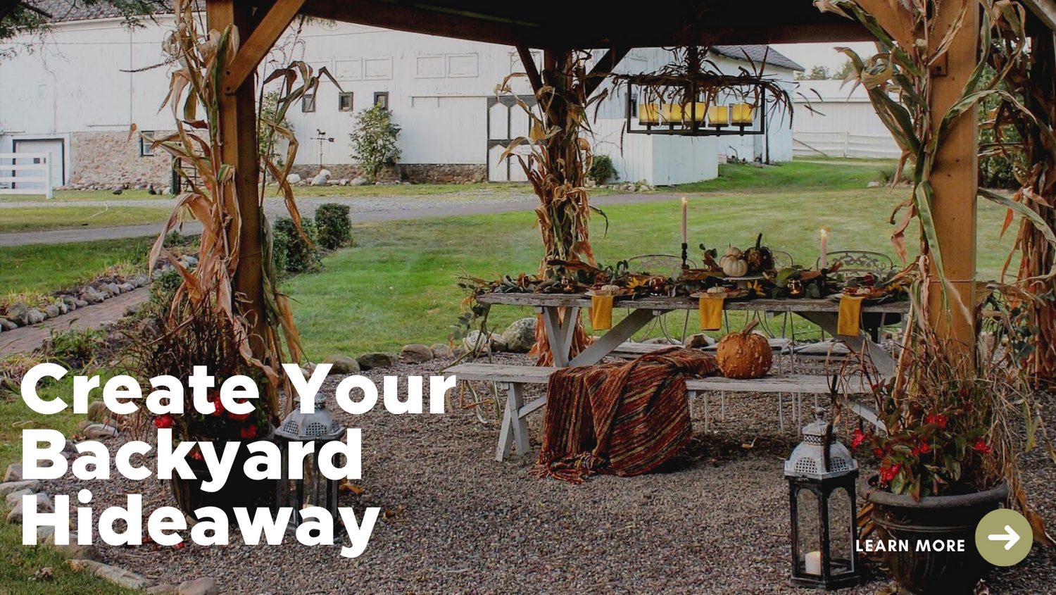 DISCOVER TIPS TO CREATE A BACKYARD HIDEAWAY