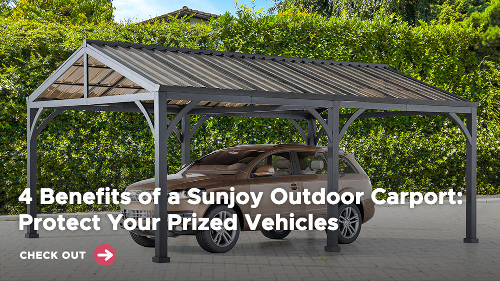 4 Benefits of a Sunjoy Outdoor Carport: Protect Your Prized Vehicles