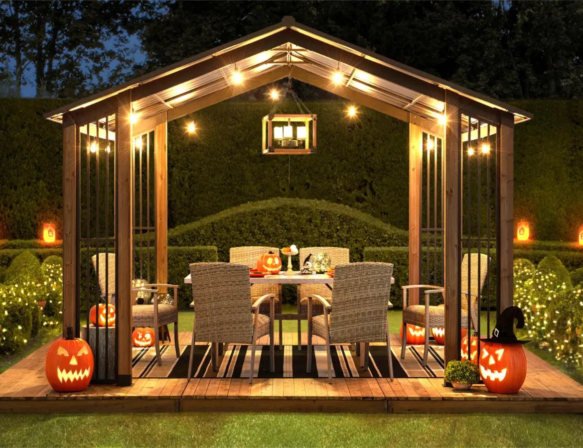 Halloween Gazebo Decorating Ideas: Transform Your Backyard into a Spooky Escape