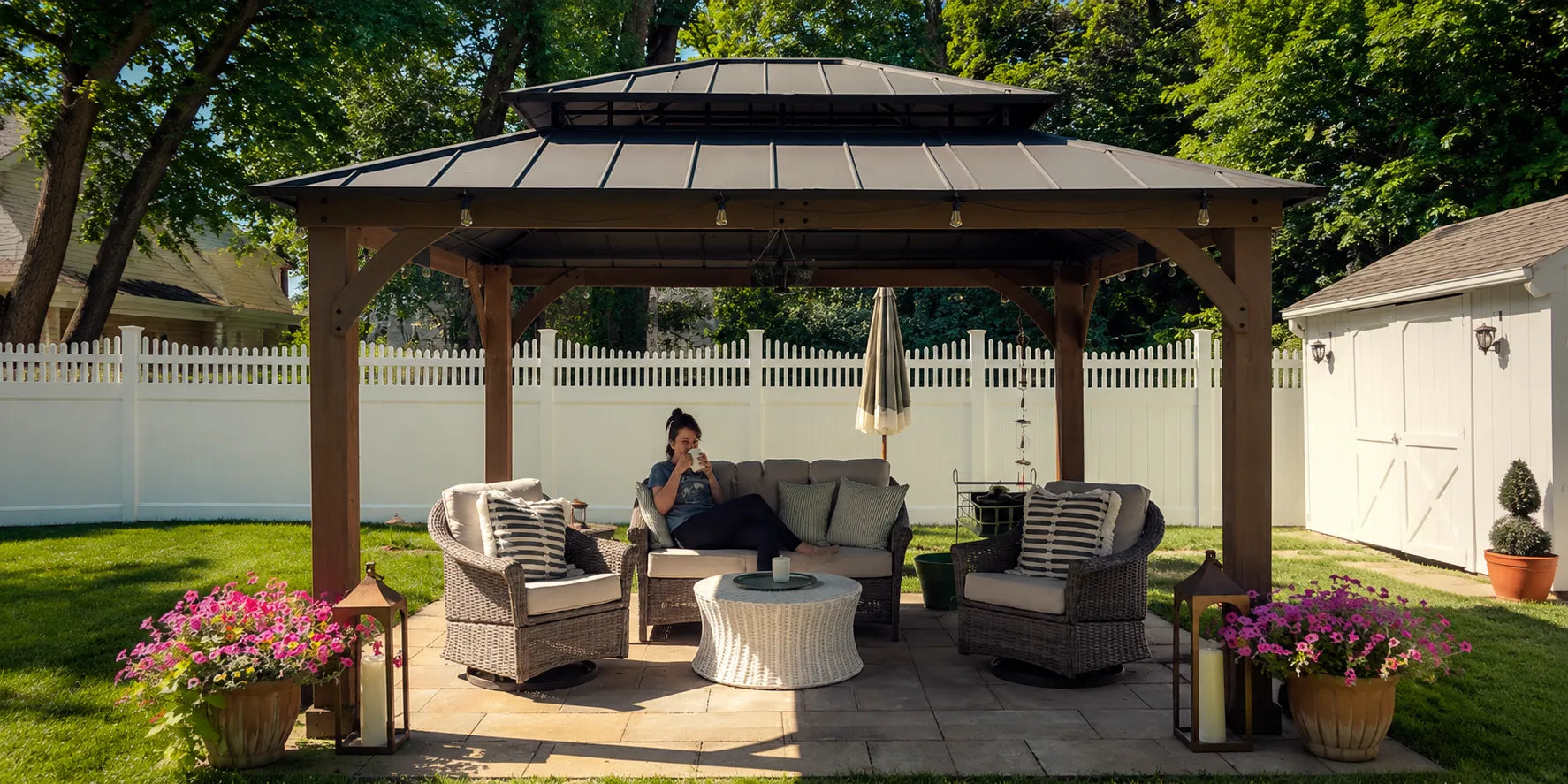 Outdoor Rooms at Home: How SUNJOY Helps Patios Work Like Everyday Living Spaces