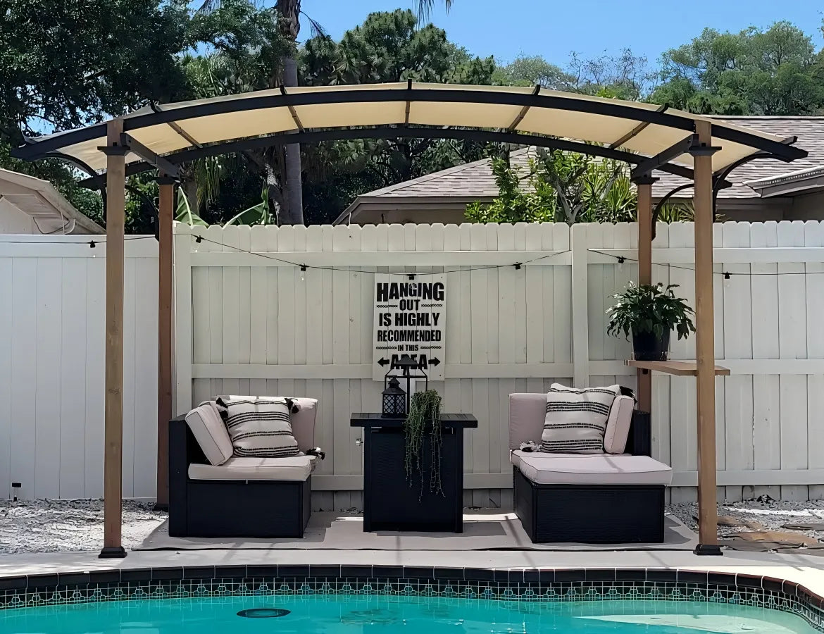 Architectural Symmetry: How to Pair Your Modern Pergola with Luxury Furniture