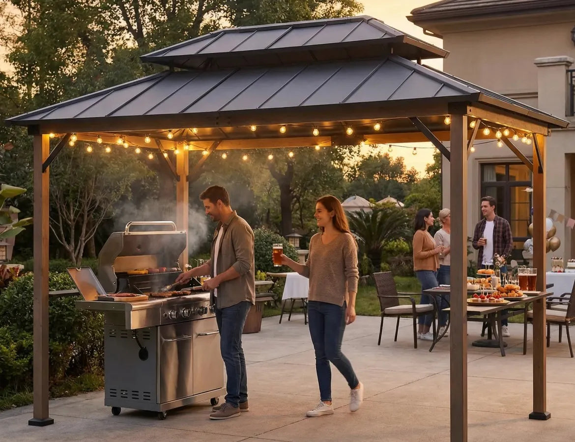 What Size Backyard Gazebo Is Best for a Family of 4?