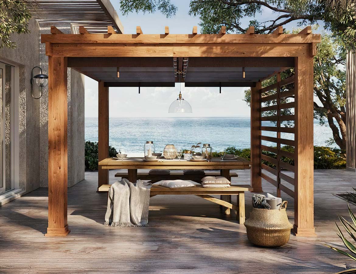 Are Aluminum Pergolas Cooler in Summer Than Wood?
