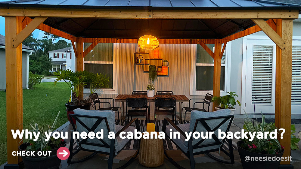 Why You Need a Cabana in Your Backyard? | sunjoygroup