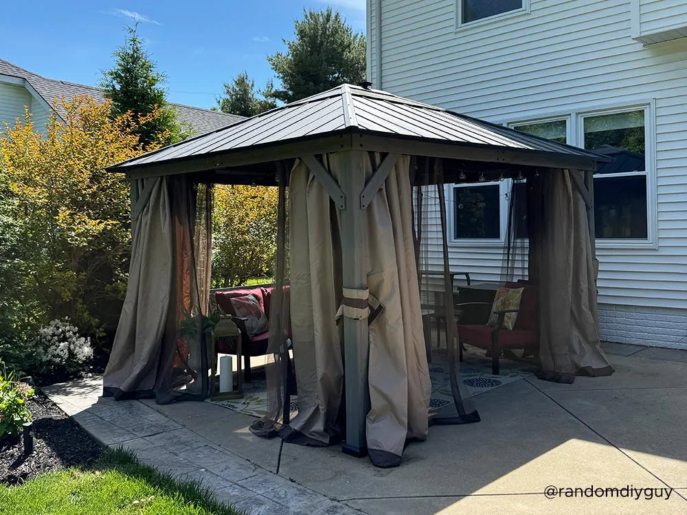 How to Add Curtains to a Gazebo for Privacy, Shade, and Wind Control