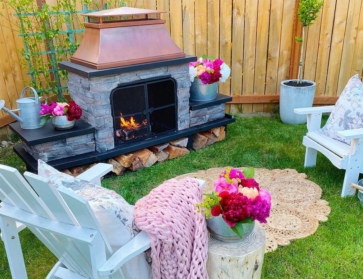 How Far Should a Fire Pit Be from a House? Safety & Ideas - SUNJOY