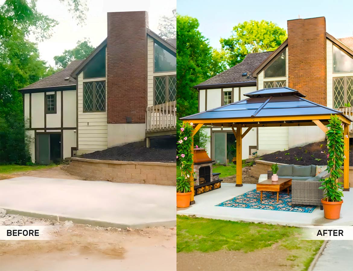 Reader Case Collection: Show Your Pavilion Before and After Transformation
