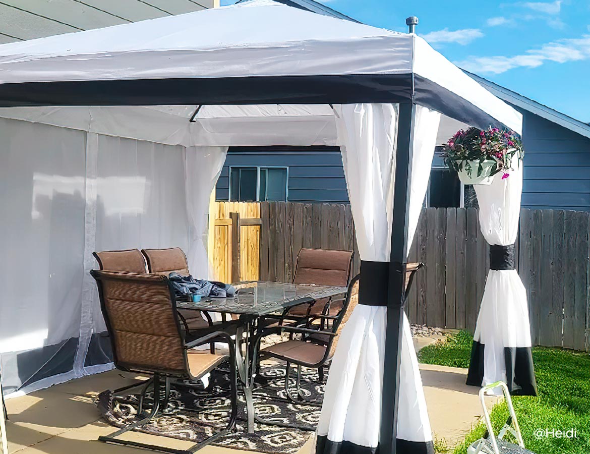 Should Gazebo Curtains Be Open or Closed in Wind?