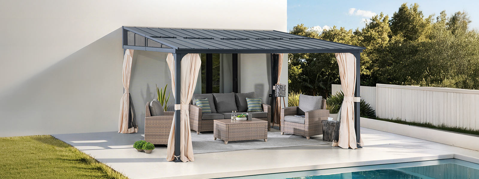 LEAN TO GAZEBOS