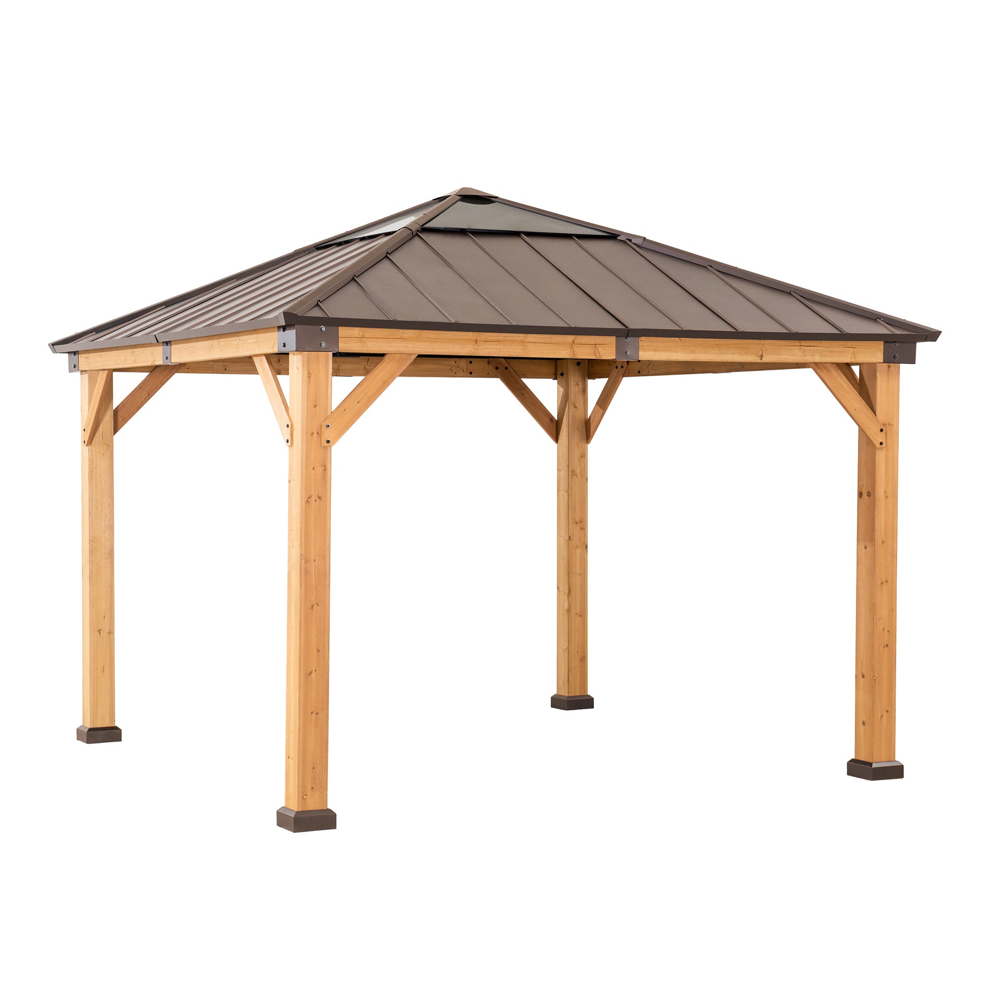 Antrim Skylight Cedar Gazebo, 11x11 | Demo 1.