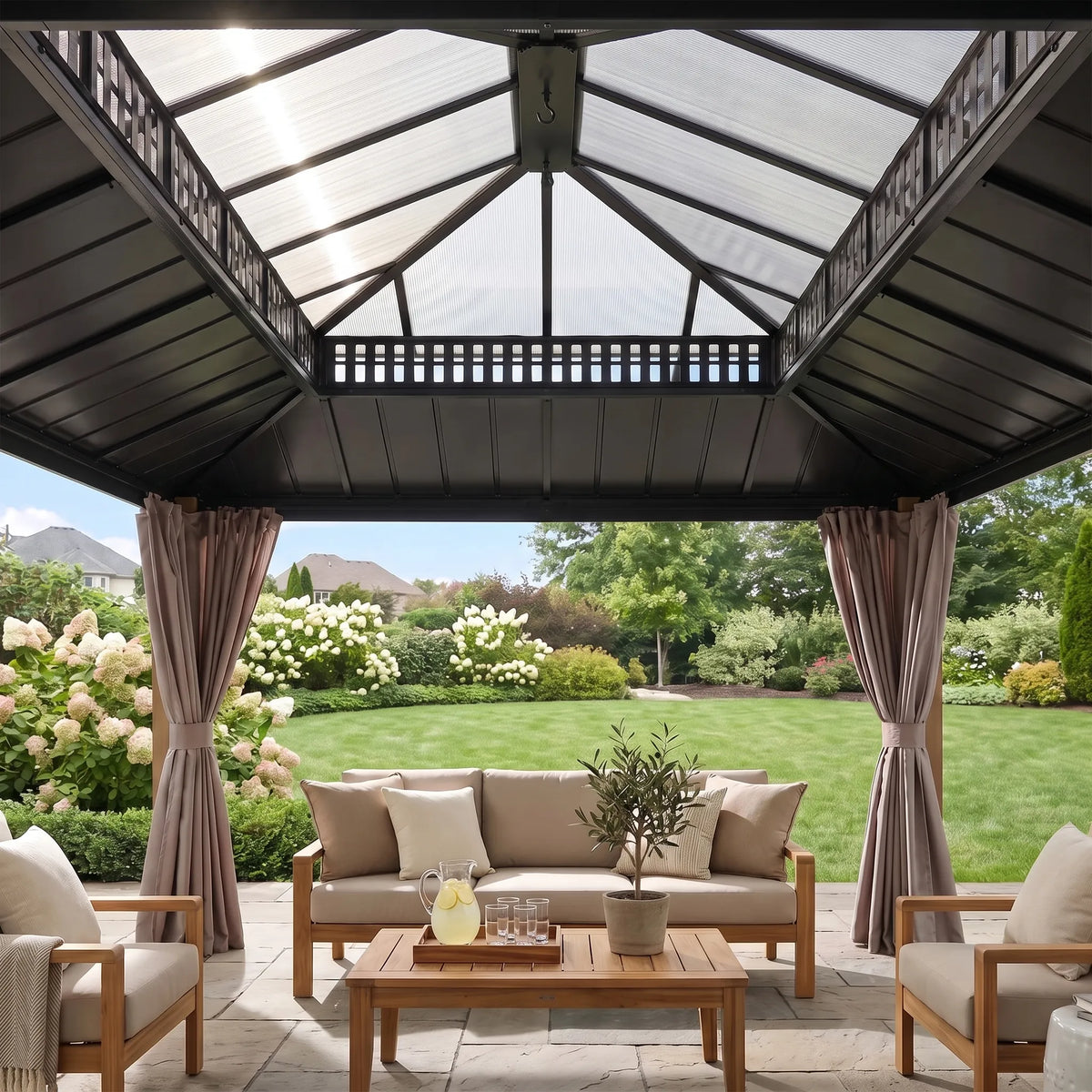 Kingston Horizon PC-Vent Cedar Gazebo, 12x16
