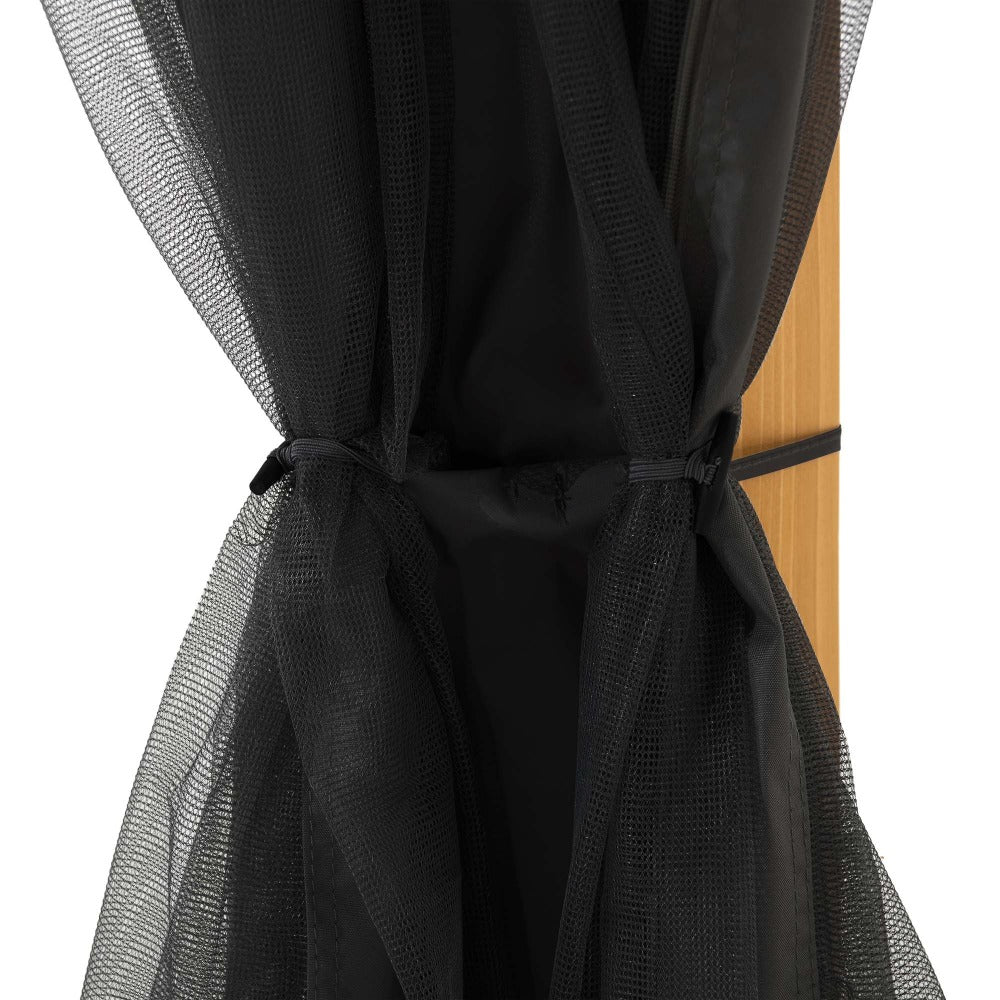 SUNJOY Replacement Mosquito Netting for 12×20 ft. Wood-Framed Gazebos.