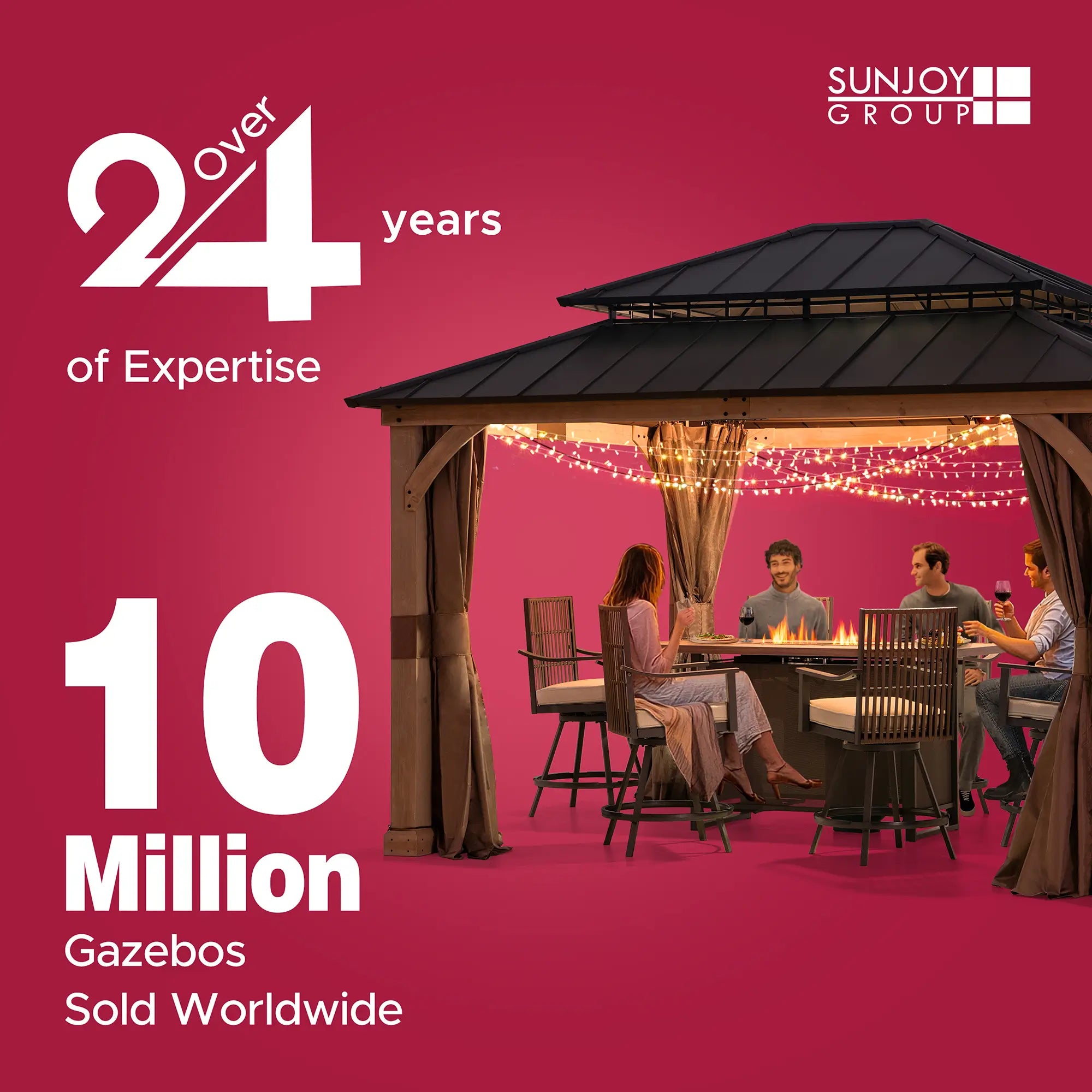 24 years gazebo brand