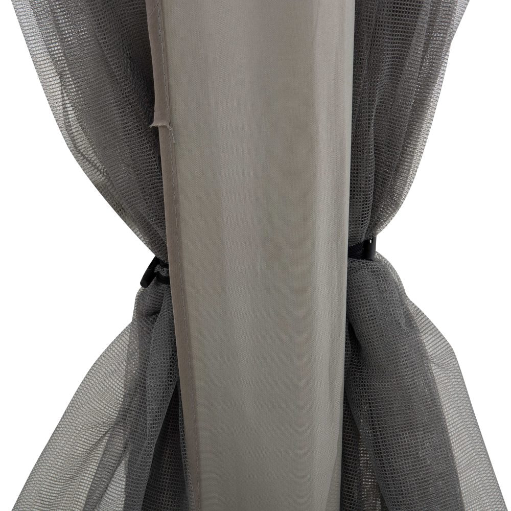 SUNJOY 10x10 Chatam Soft Top Gazebo with Mosquito Netting