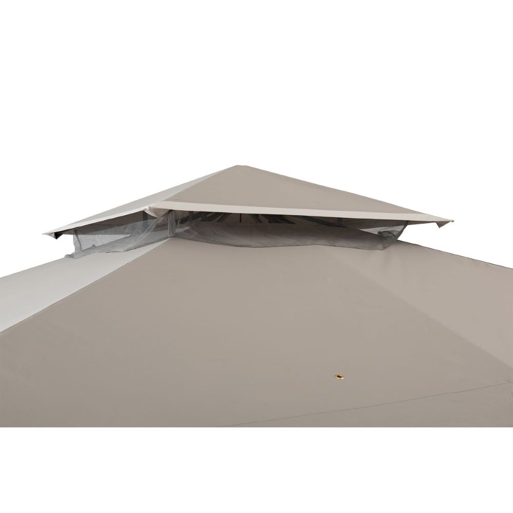 SUNJOY 11x13 Soft Top Gazebo with Netting and Curtain