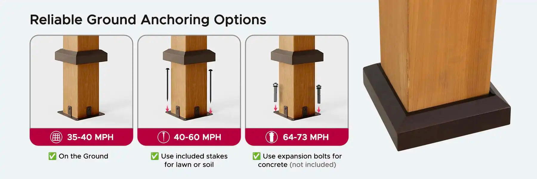 SUNJOY 9x9 Cedar Gazebo with Brown Metal Roof and Ceiling Hook
