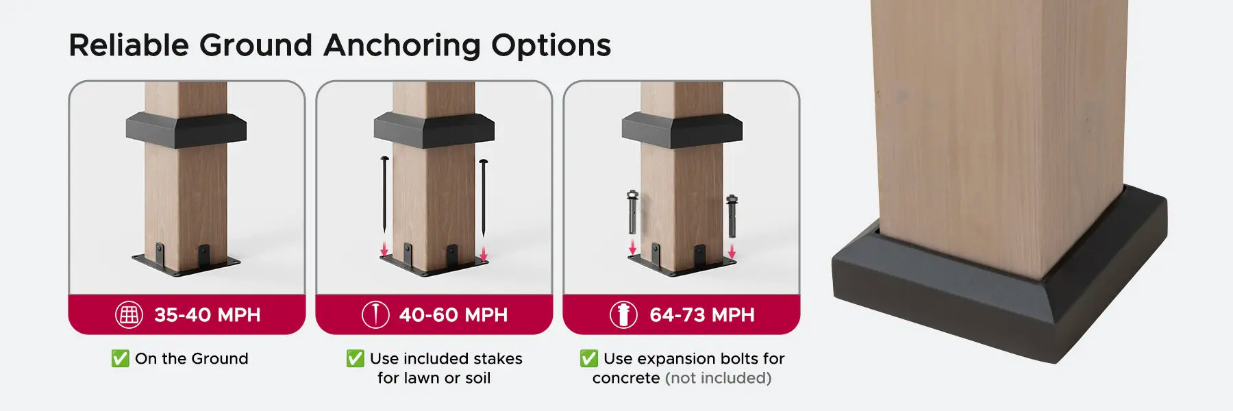 SUNJOY 13x15 Wooden Gazebo with Translucent Skylight and Ceiling Hook - Weathered Cedar