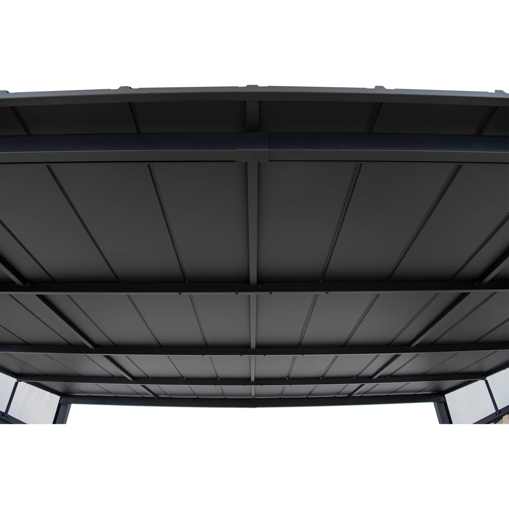Vista Hardtop Wall-Mounted Gazebo, 12x14