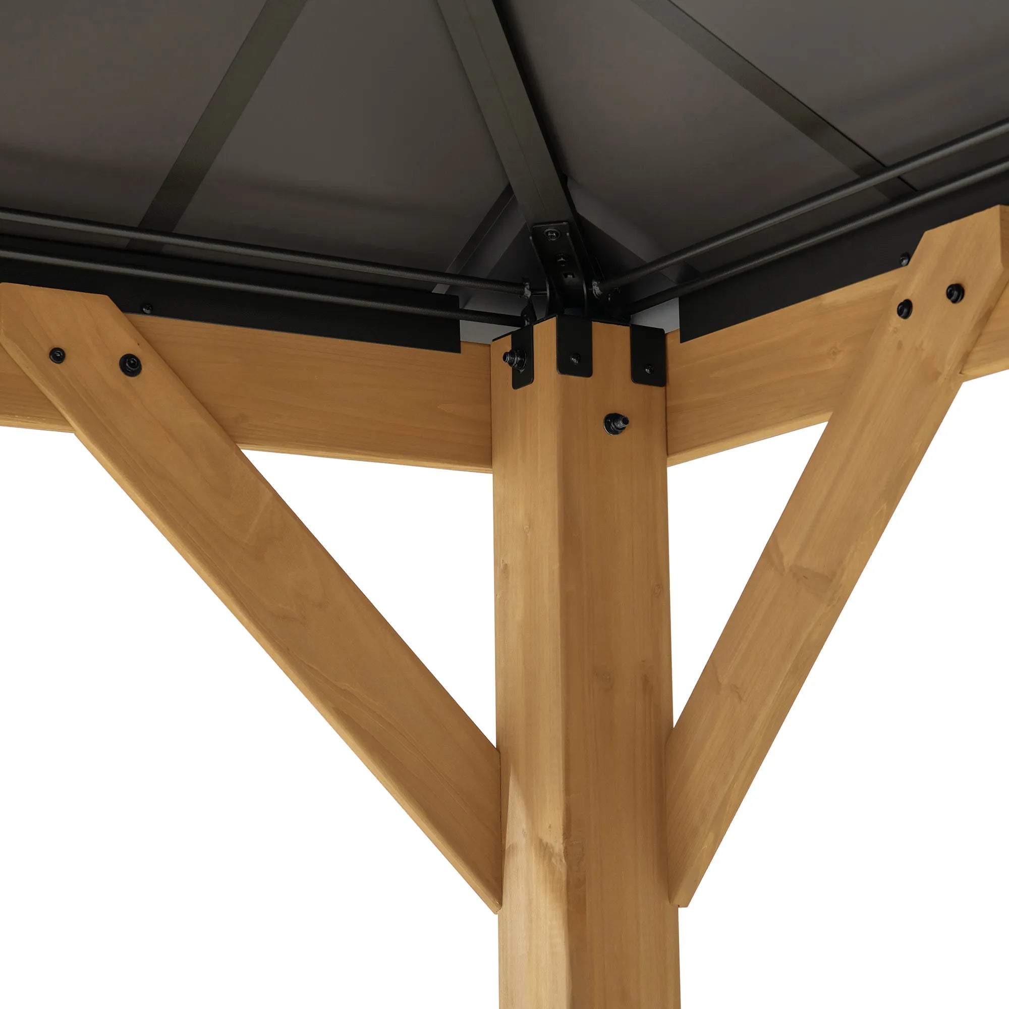Hampton Double-Roof Cedar Gazebo, 12x16