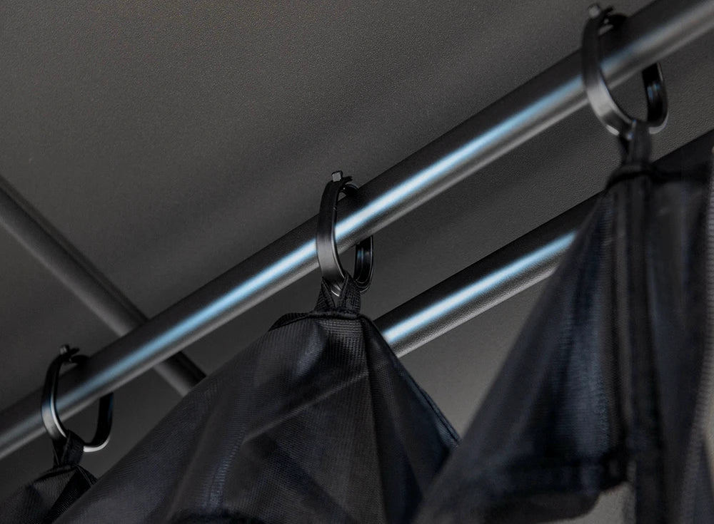 SUNJOY 10x12 Heavy-Duty Hardtop Gazebo with Mosquito Netting & Wood-Look Beams