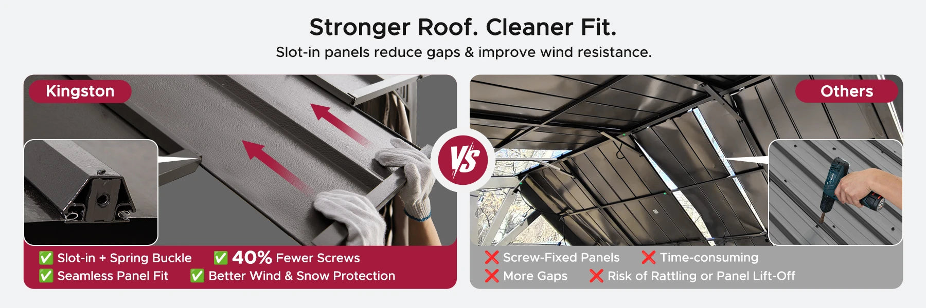 SUNJOY Kingston 12x14 Gazebo with Netting & Curtain | Steel Roof - Brown Aluminum Posts