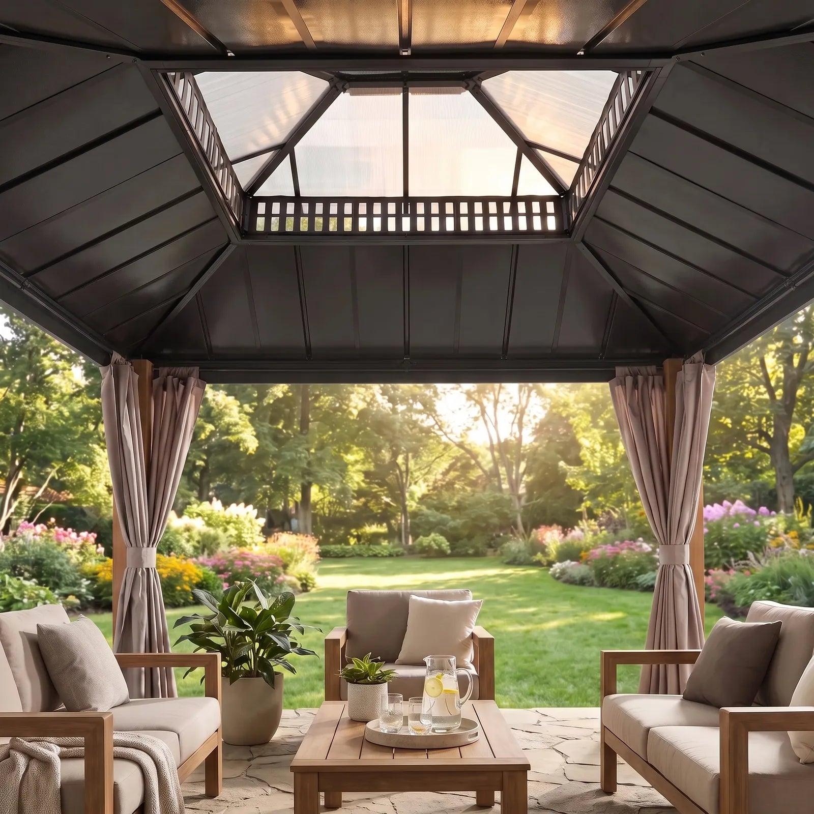 Kingston Horizon PC-Vent Cedar Gazebo, 12x10