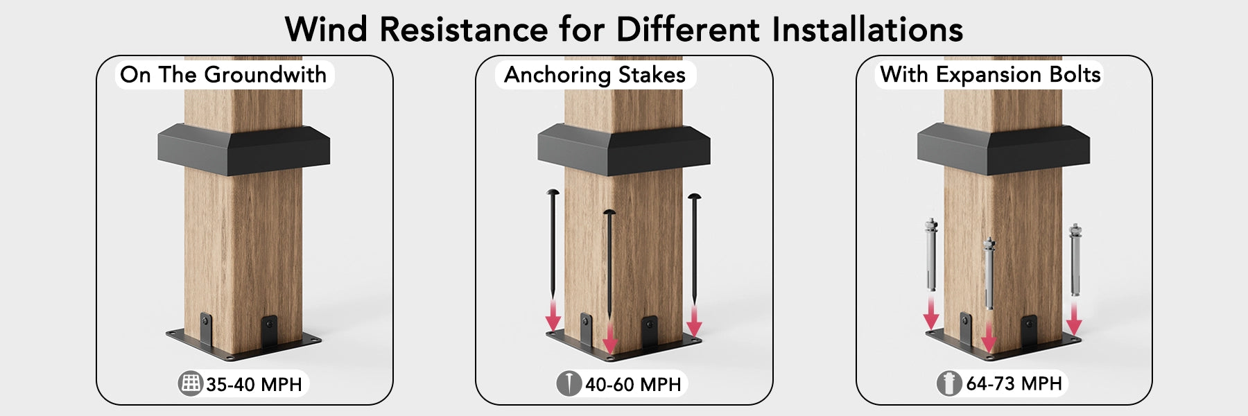 SUNJOY 8x12 Brown Wood Grill Gazebo with Solar Power and Shelves