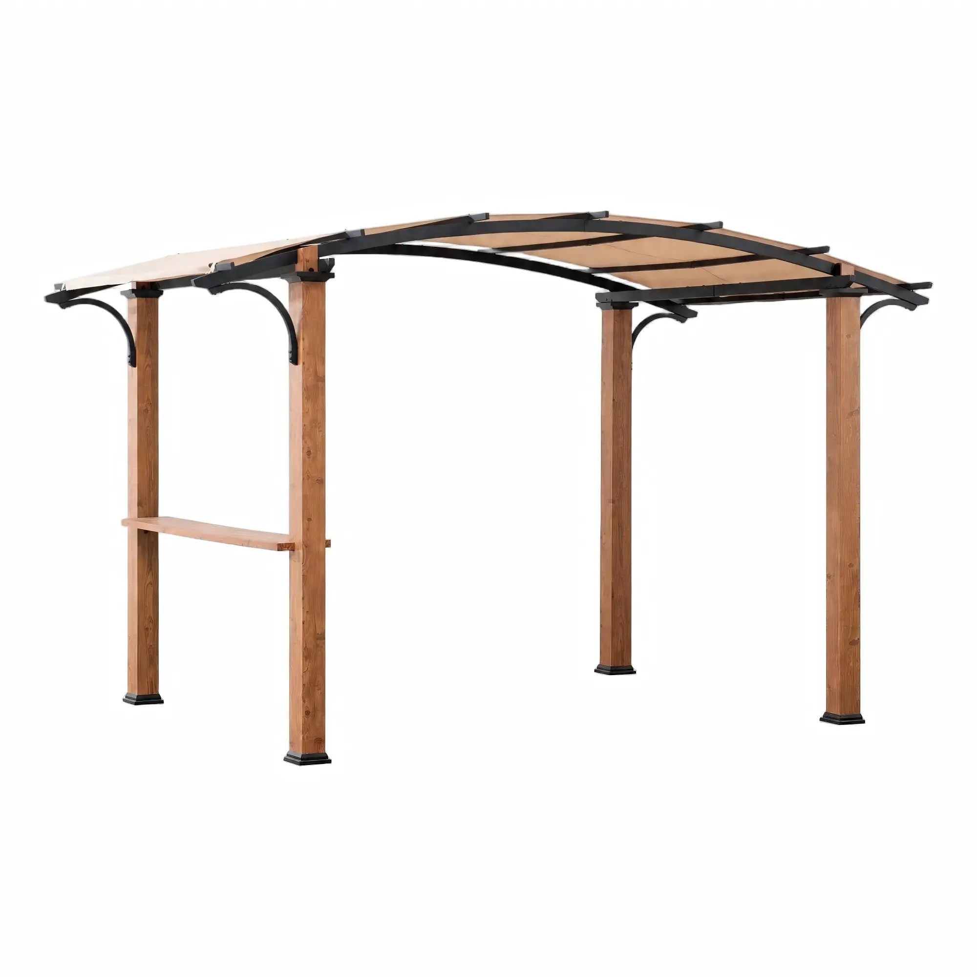 Arcadia Arched Canopy Pergola, 9x13