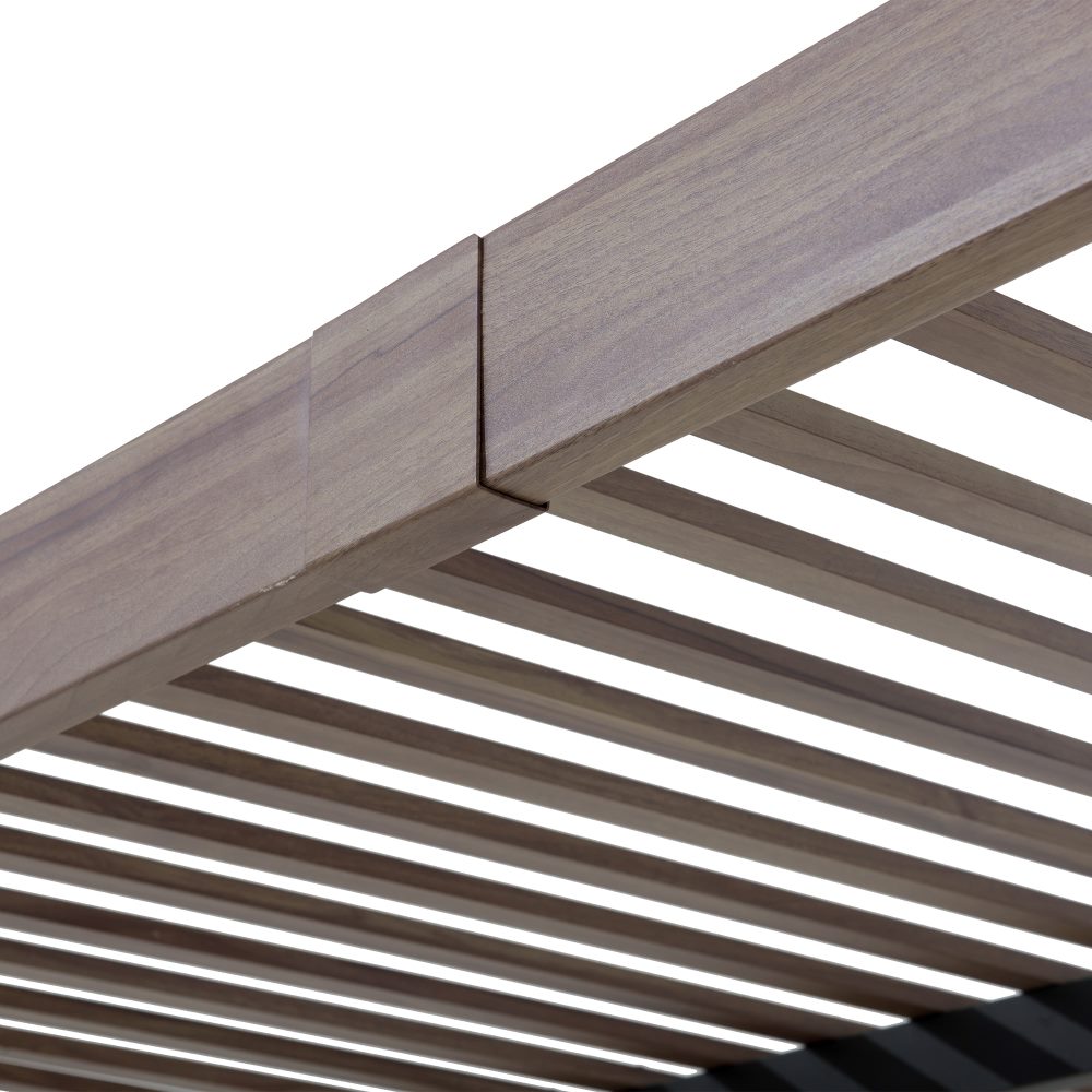 SUNJOY 10x12 Modern Metal Pergola Kit with Nature Wood Grain Finish