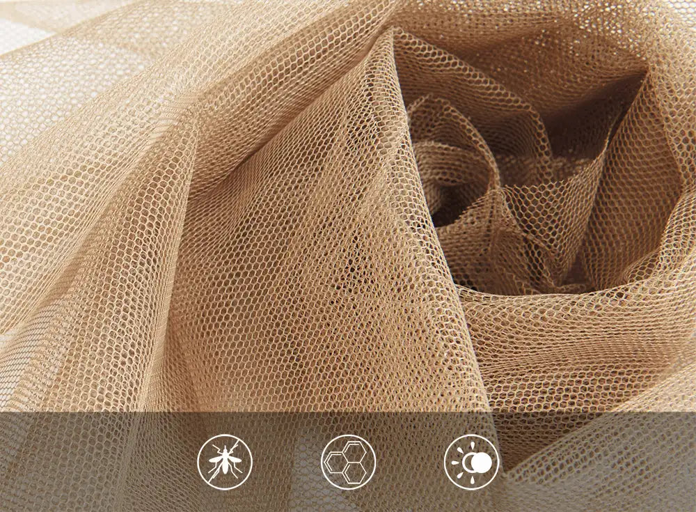 SUNJOY 11x11 Pop Up Gazebo Tent with Netting and Carry Bag - Khaki