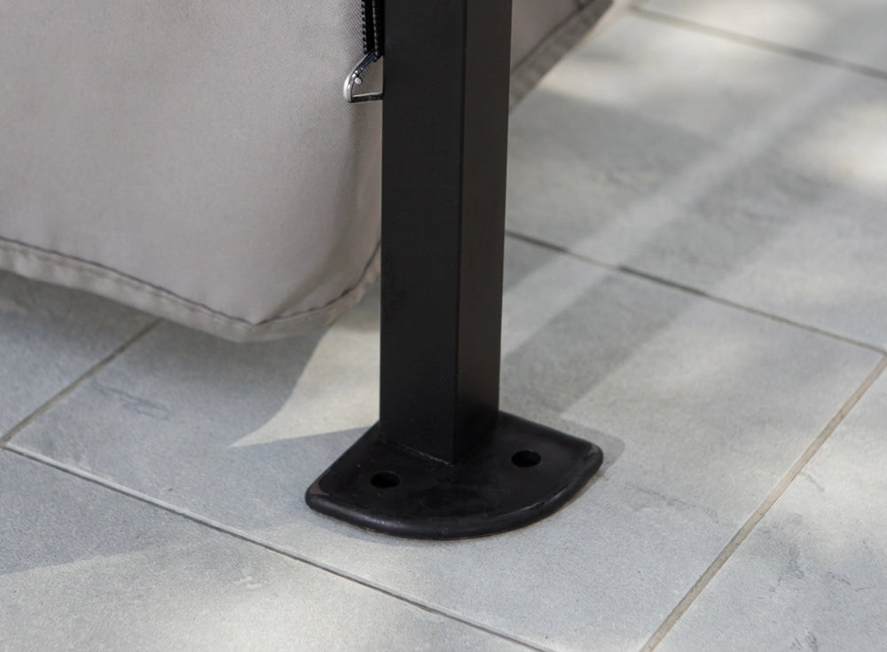 SUNJOY 11x11 Pop Up Gazebo Tent with Netting and Carry Bag - Light Gray