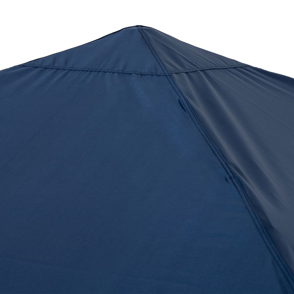 SUNJOY 10x10 Floating Pool Gazebo with PVC Floats and Carry Bag - Navy