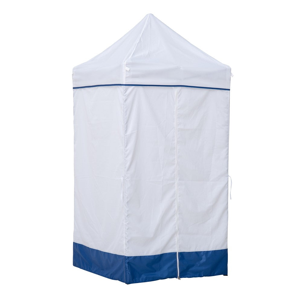 SUNJOY 4x4 Pop-Up Canopy Tent, Outdoor Tool-Free Pop-Up Gazebo with Sidewalls - Navy