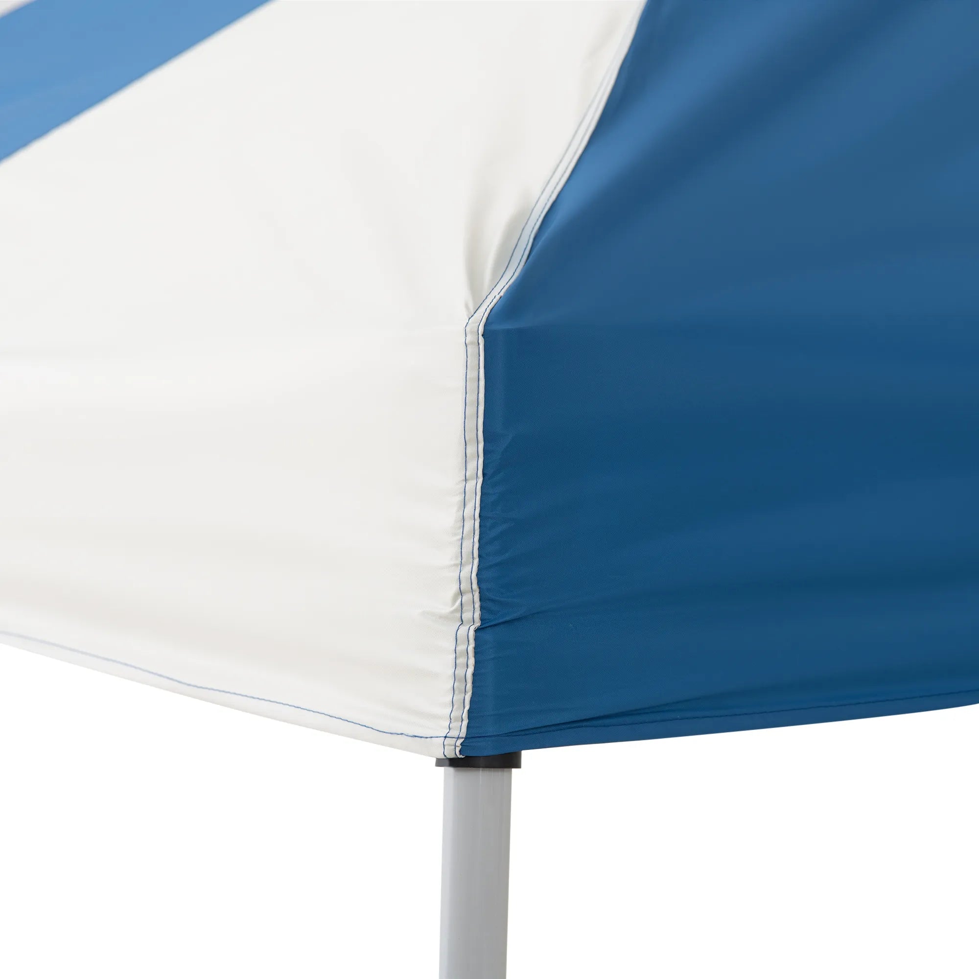 SUNJOY 10x10 Floating Pool Gazebo with PVC Floats and Carry Bag - Gray & Navy