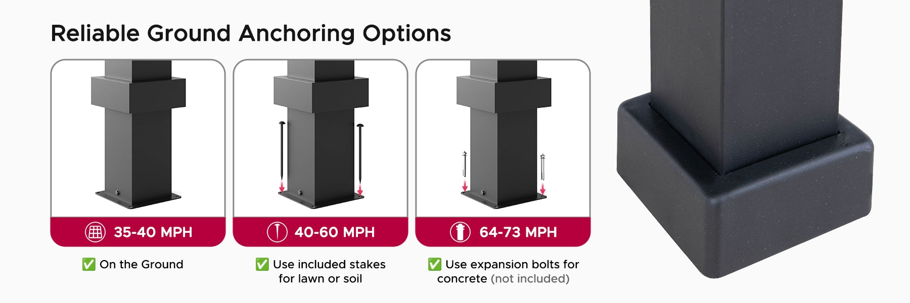 SUNJOY 20x14 Steel Carport Sturdy Gazebo with 2 Ceiling Hooks