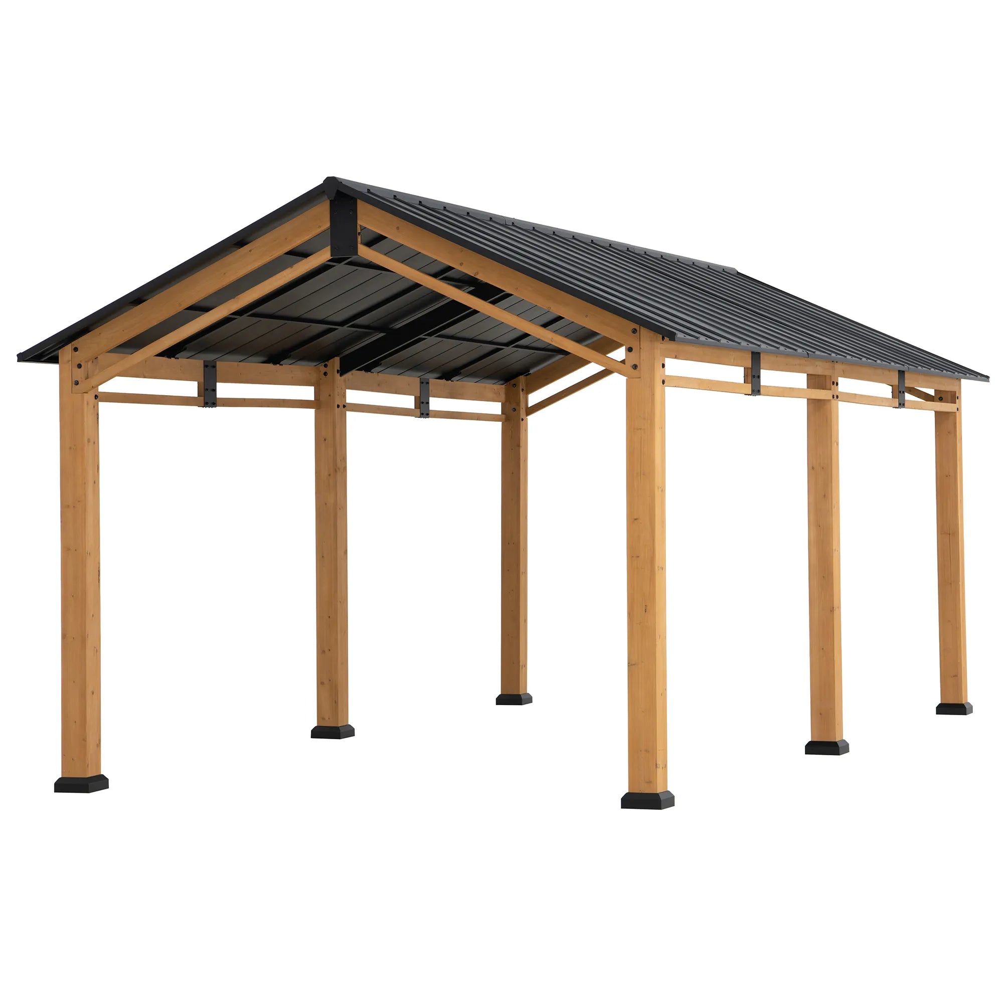 Timberland Premium Wood Carport, 11x20