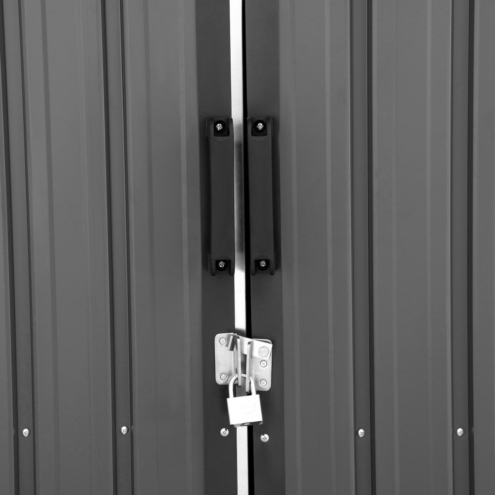 SUNJOY 10x20 Storage Shed Kits with Lockable Doors and Vents