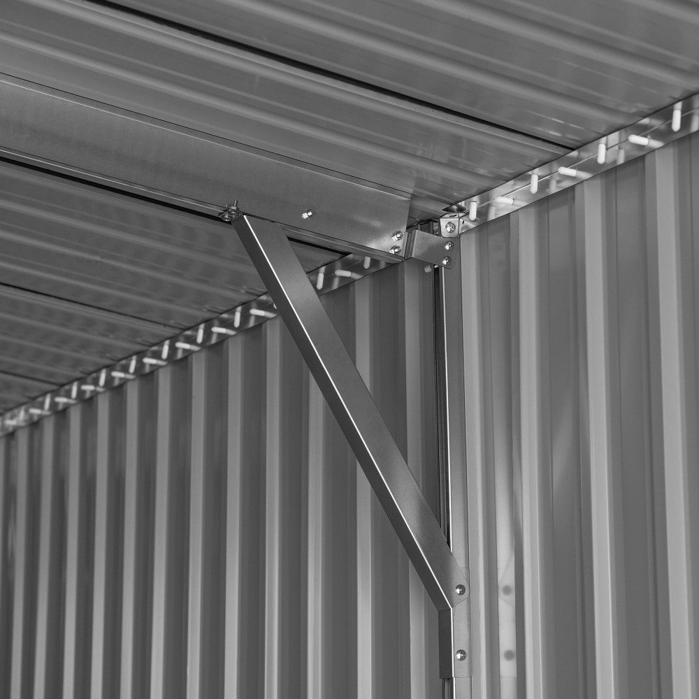 SUNJOY 10x20 Storage Shed Kits with Lockable Doors and Vents