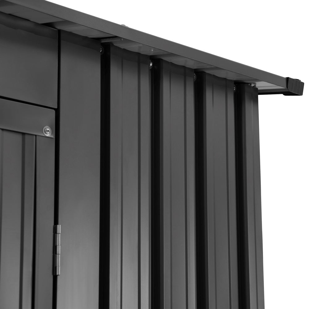 SUNJOY 13x20 Metal Shed Kits with Lockable Doors and Vents