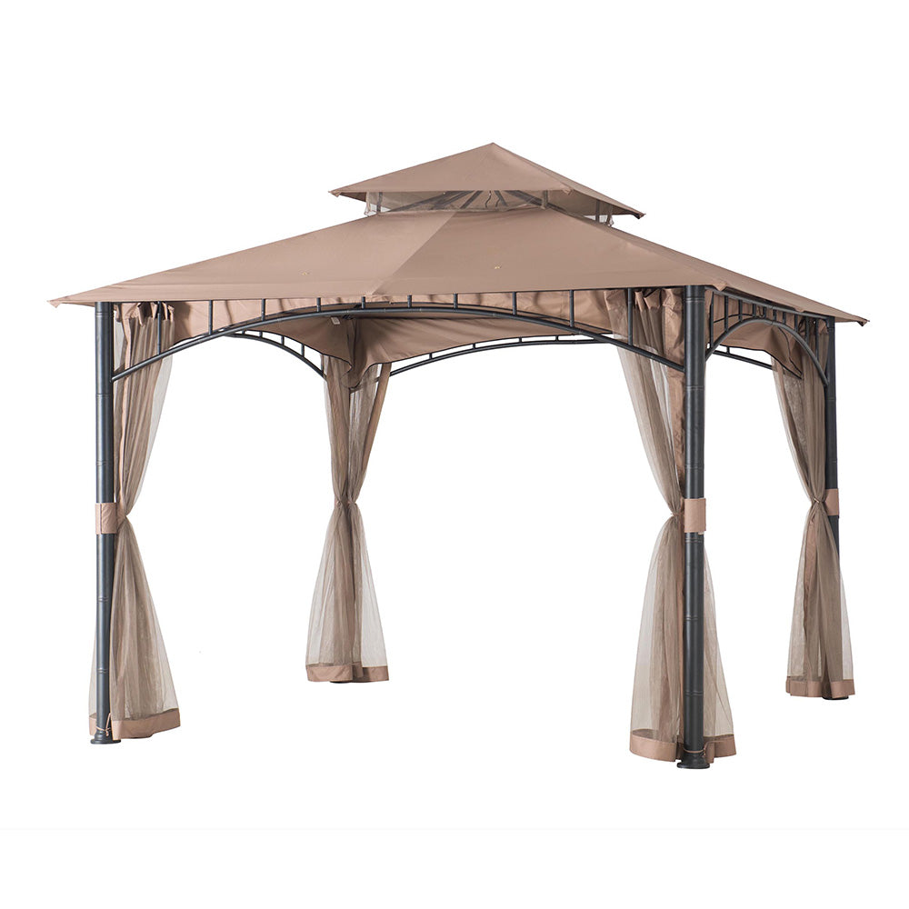 SUNJOY Ginger Snap Replacement Canopy For Summerland Gazebo (10X10 Ft)