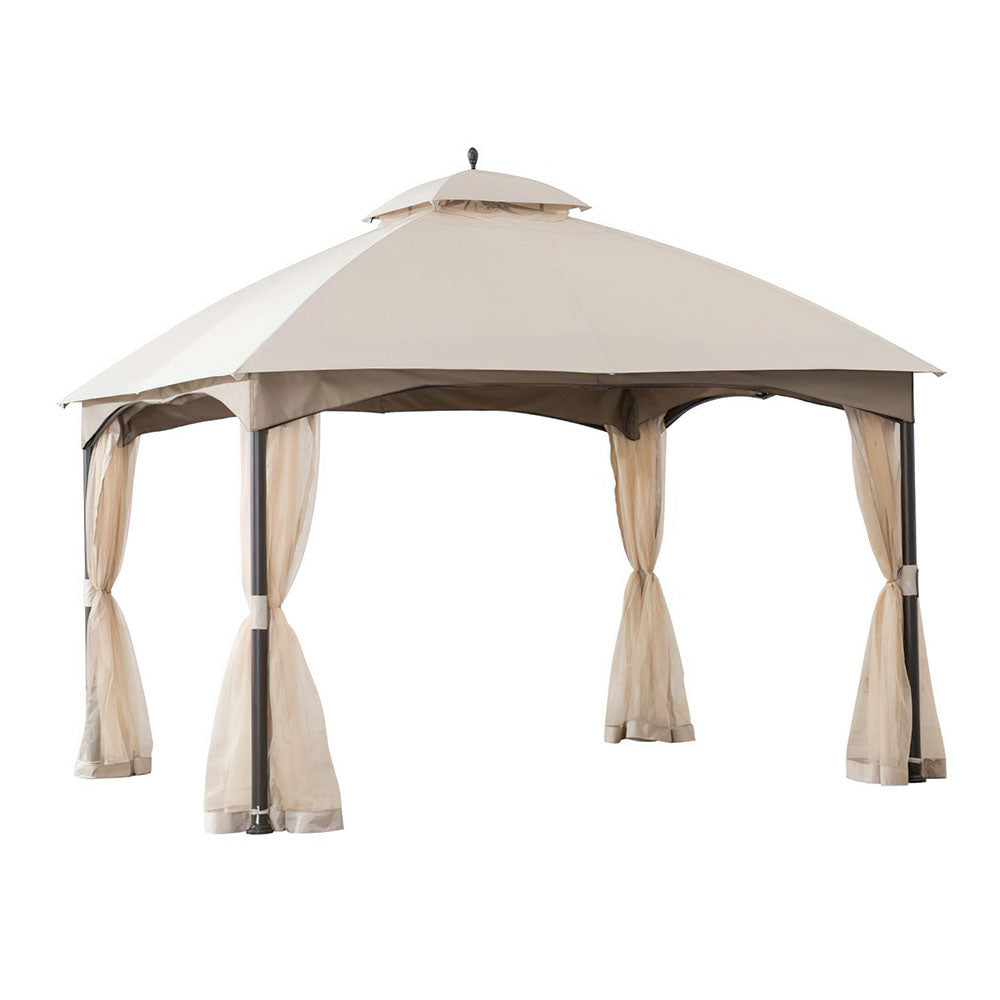 SUNJOY Beige Replacement Canopy For Tuscany II Gazebo (10X12 Ft) A101004604 Sold At Wal-Mart CA.