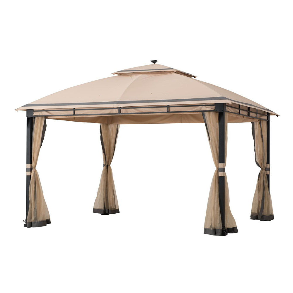 SUNJOY Beige Replacement Canopy For Westward Soft Top Gazebo (10X12 Ft) A101016920 Sold At Home Depot.
