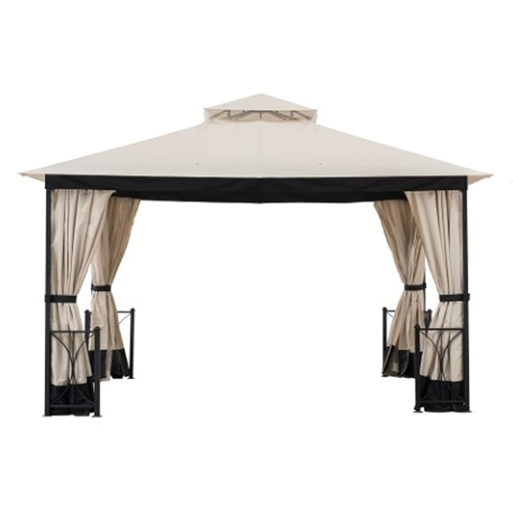 SUNJOY Sesame Replacement Curtain For Belcourt Gazebo (11x13 FT) A101012400/A101012410 Sold At SunNest.