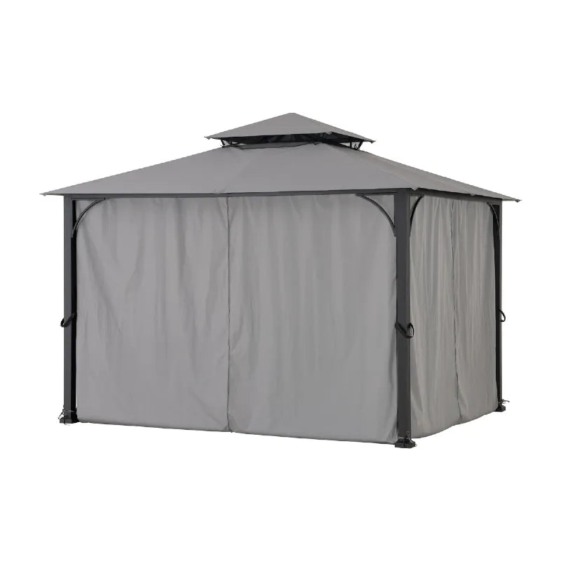 SUNJOY Replacement Curtain For Farrington V.2A Soft Top Gazebo (10X12 Ft) A101023920 Sold At Rona