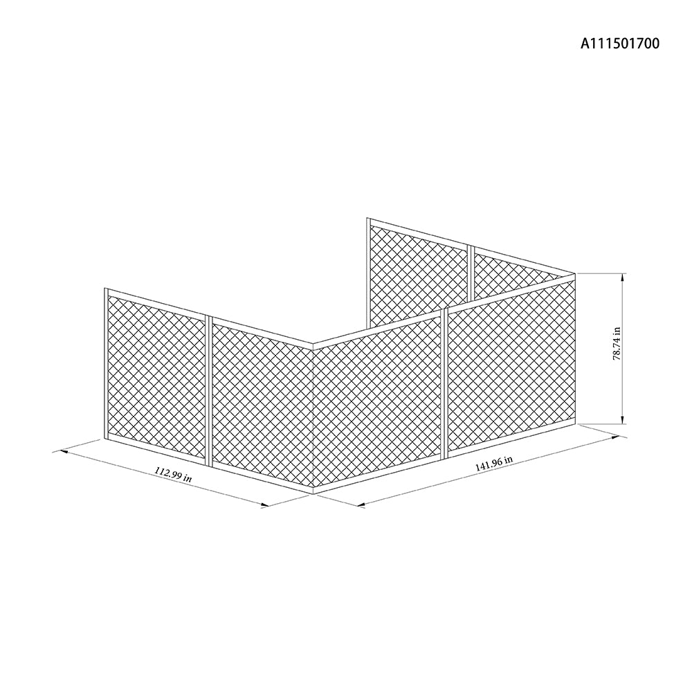 Black+Dark Grey Replacement Mosquito Netting For Lean On PC Top Gazebo A102002101 Sold At Rona