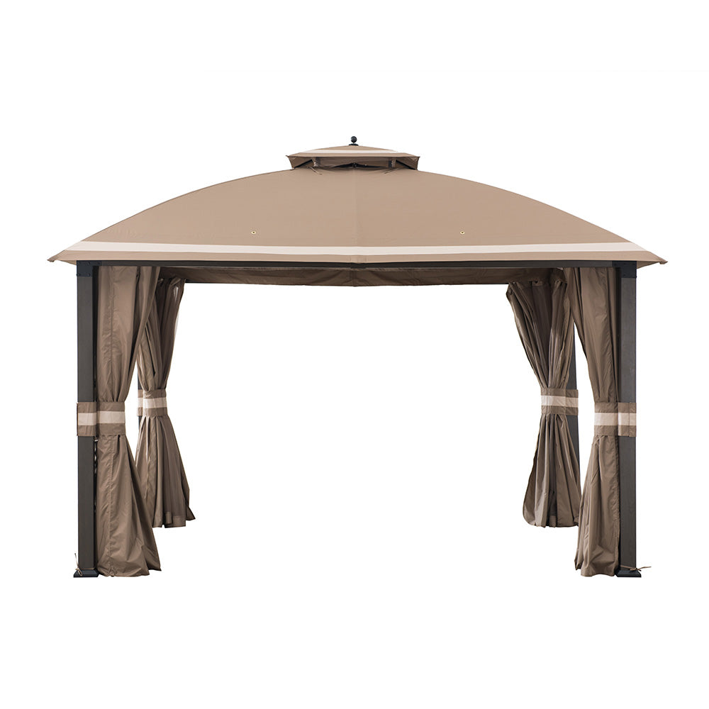 SUNJOY Khaki Replacement Mosquito Netting For Morley Soft Top Gazebo (10X12 Ft) A101007603 Sold At BigLots.