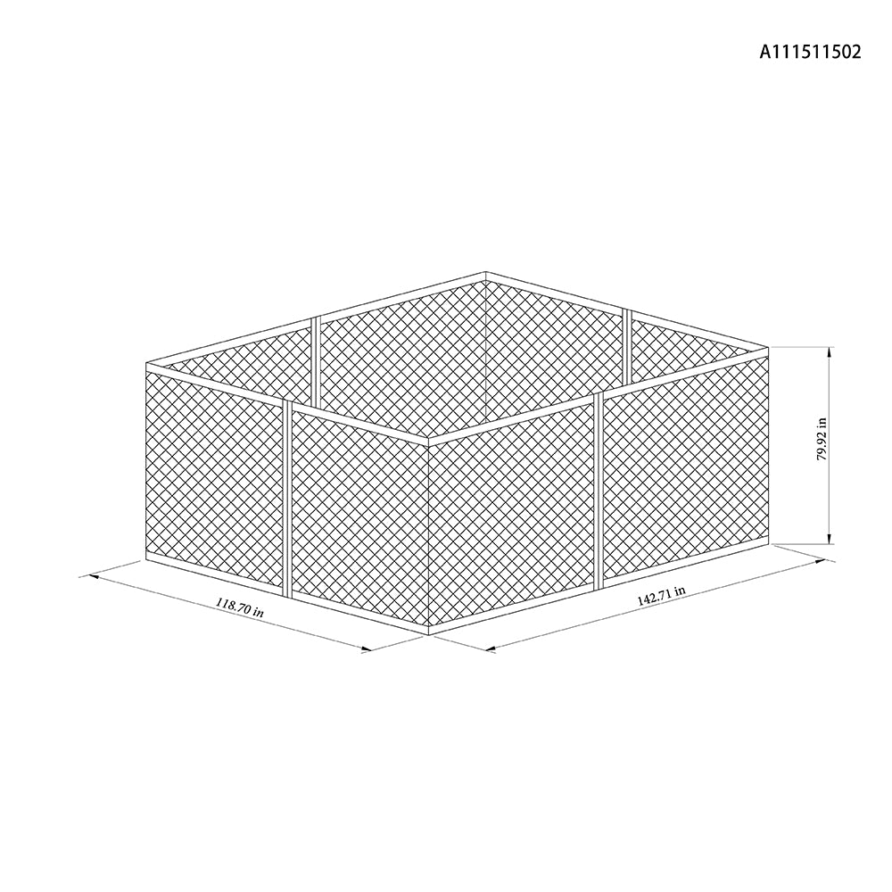 Light Grey Replacement Mosquito Netting For Asheville Soft Top Gazebo (10x12 FT) A101007604 Sold At Big Lots
