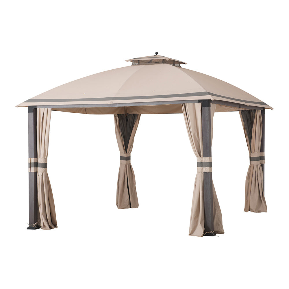 SUNJOY Light Grey Replacement Mosquito Netting For Asheville Soft Top Gazebo (10x12 FT) A101007604 Sold At Big Lots.