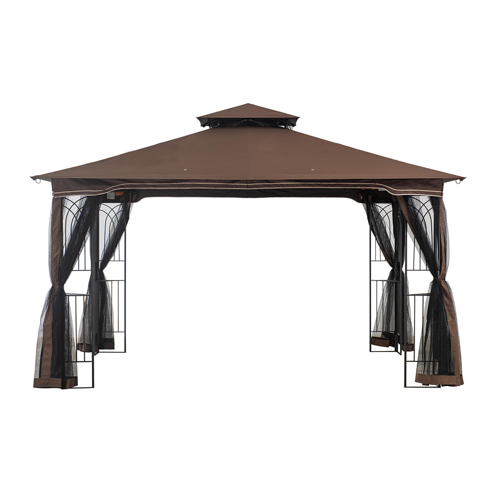 SUNJOY Black Replacement Mosquito Netting For Regency Gazebo (11X13 Ft) A101004104 Sold At OSJ/OSJ.COM.